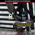 Miniatyrbillede 4 af 5: Højsikkerhedshængelås i massiv messing - MASTER LOCK - M1177EURDCC - Beskyttet sjækel - Kombination - Ultra modstandsdygtig og