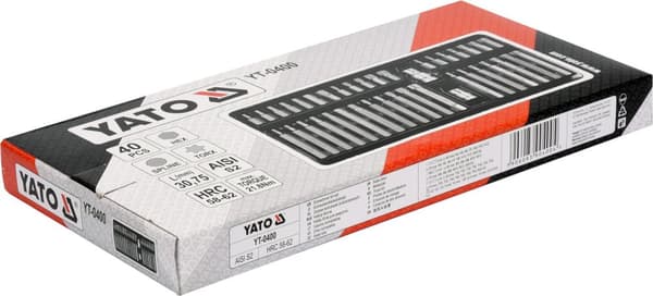 Yato YT-0400 skruetrækkerbit 38 stk.