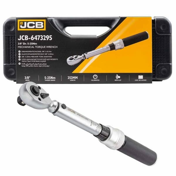 JCB Momentnøgle 3/8 tommer 5-25 Nm