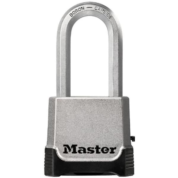 Højsikkerhedshængelås - MASTER LOCK - M176EURDLH - Zink - XL-bøjle - Udvendig