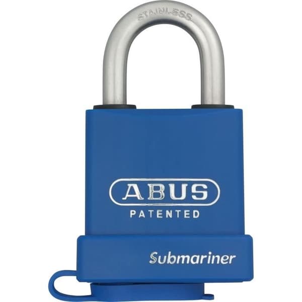 Säänkestävä riippulukko - ABUS - 83WPIB/53 Submariner - ruostumattomasta teräksestä valmistettu sanka - vaihdettava sylinteri