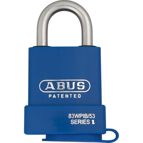 Säänkestävä riippulukko - ABUS - 83WPIB/53 Submariner - ruostumattomasta teräksestä valmistettu sanka - vaihdettava sylinteri
