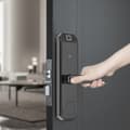Miniatyrbild 4 av 4: Fingeravtrycksdörrlås, 200 Fingeravtryck, USB-laddning, Konstruktion i zinklegering