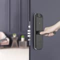 Miniatyrbild 2 av 4: Fingeravtrycksdörrlås, 200 Fingeravtryck, USB-laddning, Konstruktion i zinklegering