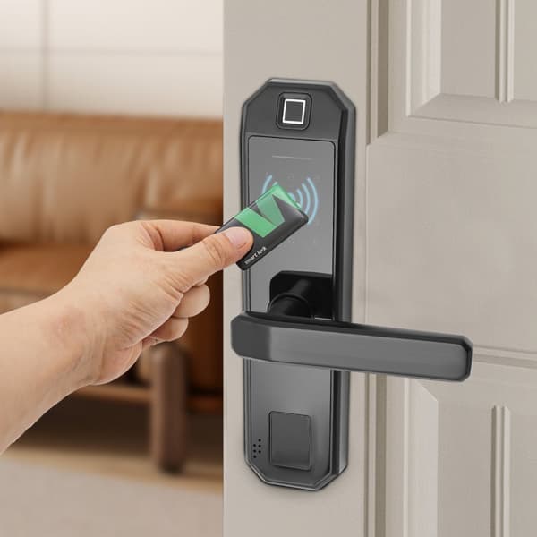 Smart Fingerprint Dør Lås, Berøringskontrol, Flere Låsemetoder
