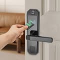 Miniatyrbillede 2 af 4: Smart Fingerprint Dør Lås, Berøringskontrol, Flere Låsemetoder