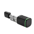Miniatyrbillede 1 af 2: Nøglefri Smart Cylinderlås, Fire Låsemetoder, Moderne Design,sort