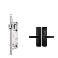 Miniatyrbillede 1 af 2: Biometrisk Smart Dørklap, Forskellige Låsemetoder, Holdbar Aluminiumlegering,3585