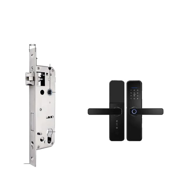 Biometrisk Smart Dørklap, Forskellige Låsemetoder, Holdbar Aluminiumlegering,3585