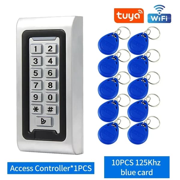 RFID-pääsykontrollin näppäimistö, tukee 2000 käyttäjää, vedenpitävä IP68, nopea tunnistus,S601-EM-W-WIFI.e2