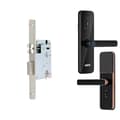 Miniatyrbillede 1 af 2: Smart Dørlås, Biometrisk Fingeraftryk Låsning, WiFi Forbindelse, 220x22(5050), Rosaguld