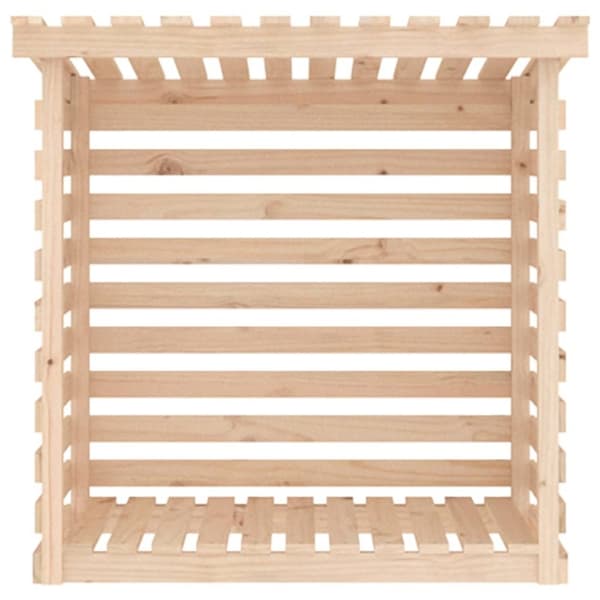 Polttopuuteline- & -kärrytarvikkeet - Living Polttopuuteline 108x73x108 cm täysi mänty