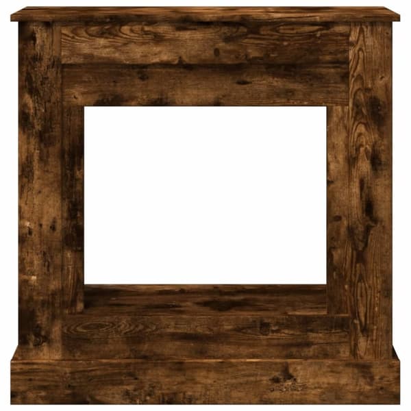 vidaXL Spiselkrans rökfärgad ek 90x30x90 cm konstruerat trä