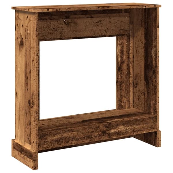 vidaXL Peisramme gammelt tre 90x30x90 cm konstruert tre