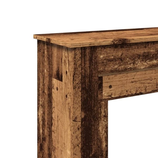 vidaXL Peisramme gammelt tre 90x30x90 cm konstruert tre