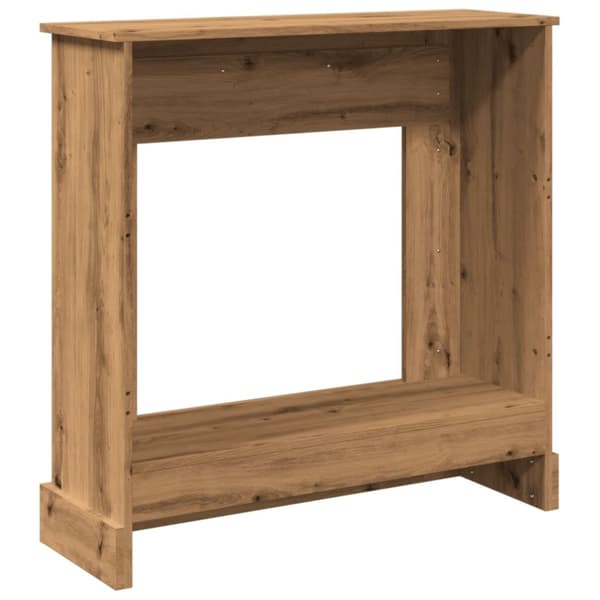 vidaXL Spiselkrans artisan ek 90x30x90 cm konstruerat trä