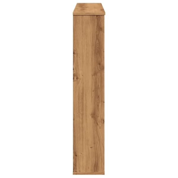vidaXL Peisramme artisan eik 100x20x100 cm konstruert tre