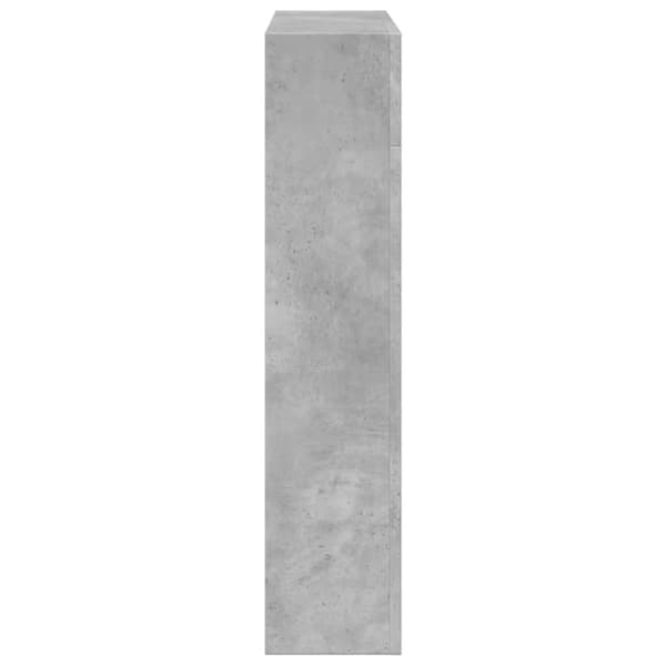 vidaXL Spiselkrans betonggrå 81x18x82 cm konstruerat trä