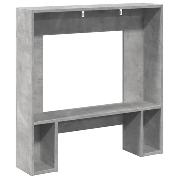 vidaXL Spiselkrans betonggrå 81x18x82 cm konstruerat trä