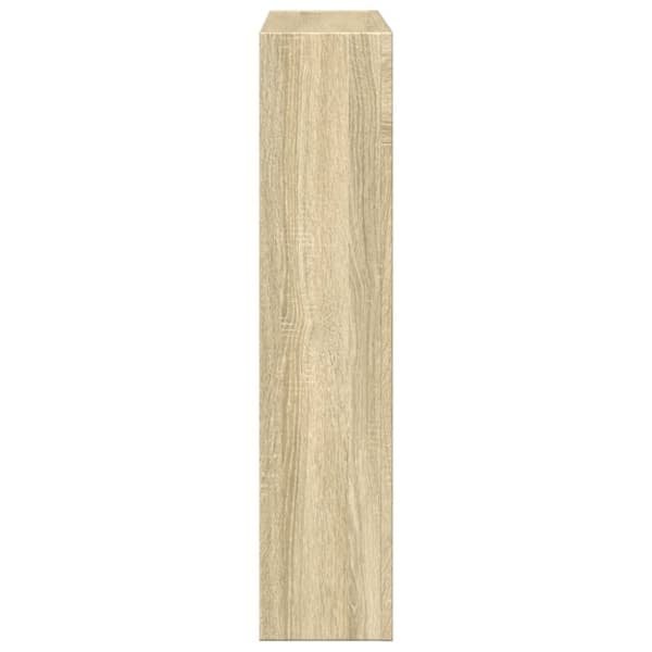 vidaXL Spiselkrans sonoma-ek 81x18x82 cm konstruerat trä