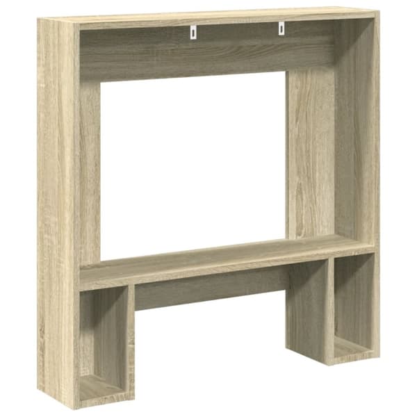 vidaXL Spiselkrans sonoma-ek 81x18x82 cm konstruerat trä