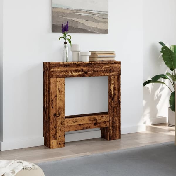 vidaXL Takkakehys vanha puu 81x18x82 cm tekninen puu