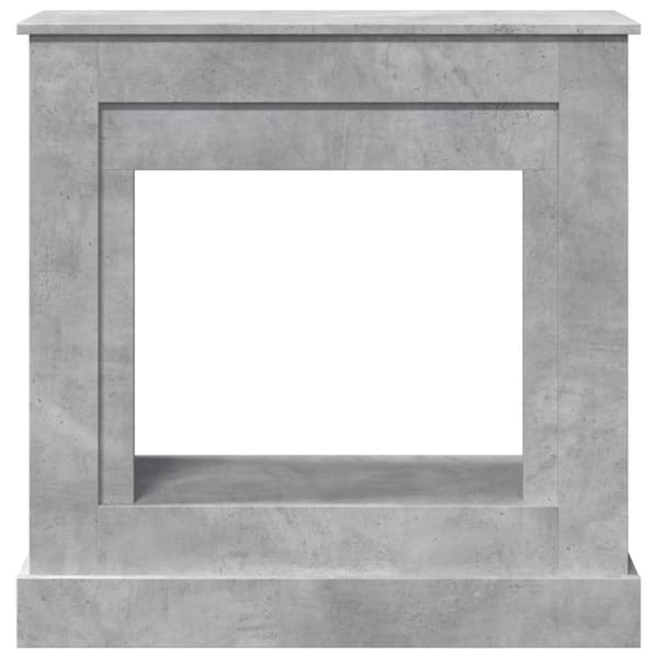 vidaXL Peisramme betonggrå 90x30x90 cm konstruert tre