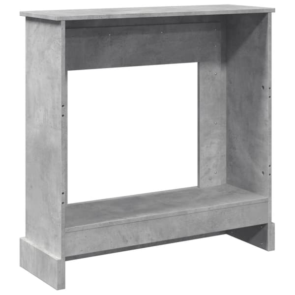 vidaXL Peisramme betonggrå 90x30x90 cm konstruert tre