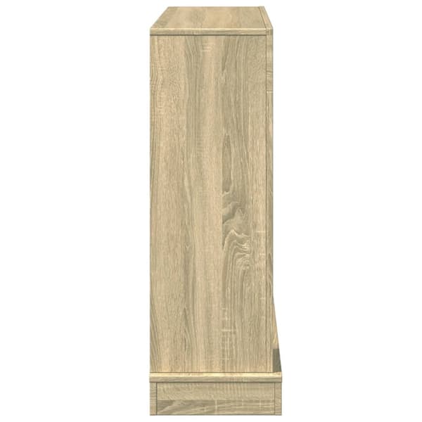 vidaXL Peisramme sonoma eik 100x30x87,5 cm konstruert tre
