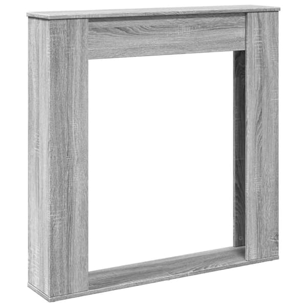vidaXL Spiselkrans grå sonoma 100x20x100 cm konstruerat trä