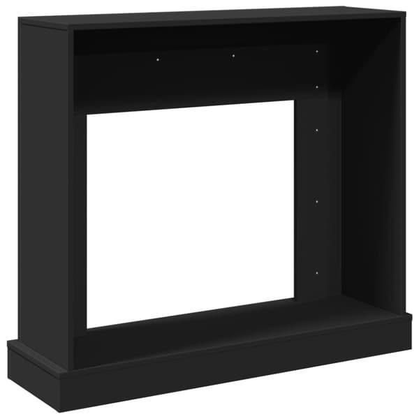 vidaXL Peisramme svart 100x30x87,5 cm konstruert tre