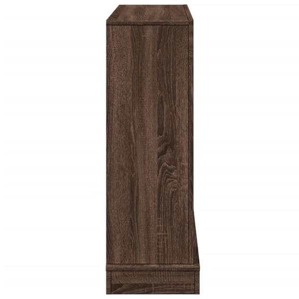 vidaXL Peisramme brun eik 100x30x87,5 cm konstruert tre