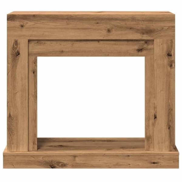 vidaXL Peisramme artisan eik 100x30x87,5 cm konstruert tre