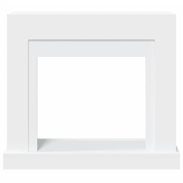 vidaXL Takkakehys valkoinen 100x30x87,5 cm tekninen puu