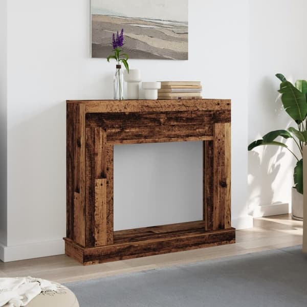 vidaXL Takan ympärys vanha puu 100x30x87,5 cm tekninen puu
