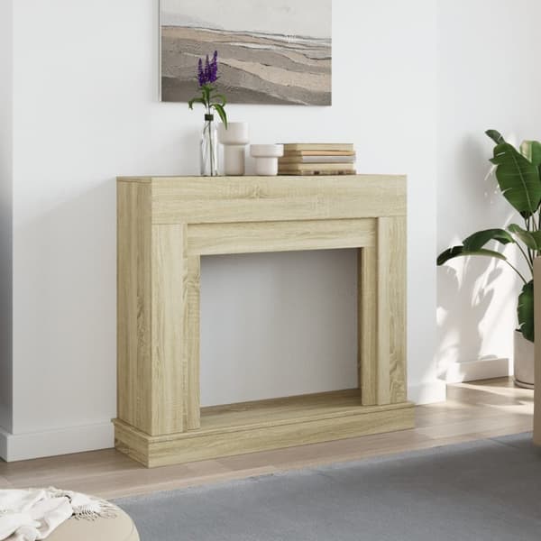 vidaXL Takan ympärys Sonoma-tammi 100x30x87,5 cm tekninen puu