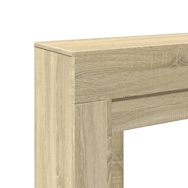 vidaXL Takan ympärys Sonoma-tammi 100x30x87,5 cm tekninen puu