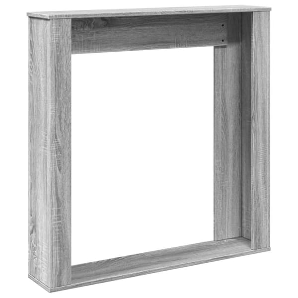 vidaXL Takan ympärys harmaa Sonoma 100x20x100 cm tekninen puu