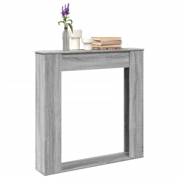 vidaXL Takan ympärys harmaa Sonoma 100x20x100 cm tekninen puu