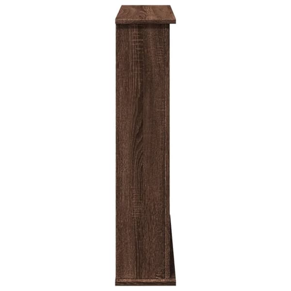vidaXL Takkakehys ruskea tammi 75x20x87,5 cm tekninen puu