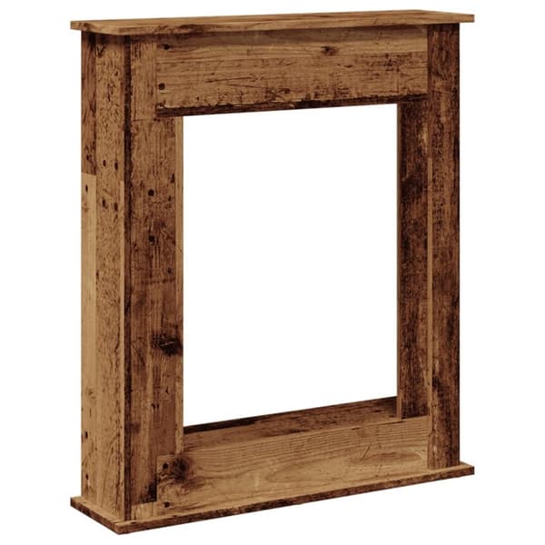 vidaXL Peisramme gammelt tre 75x20x87,5 cm konstruert tre
