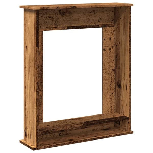 vidaXL Takkakehys vanha puu 75x20x87,5 cm tekninen puu