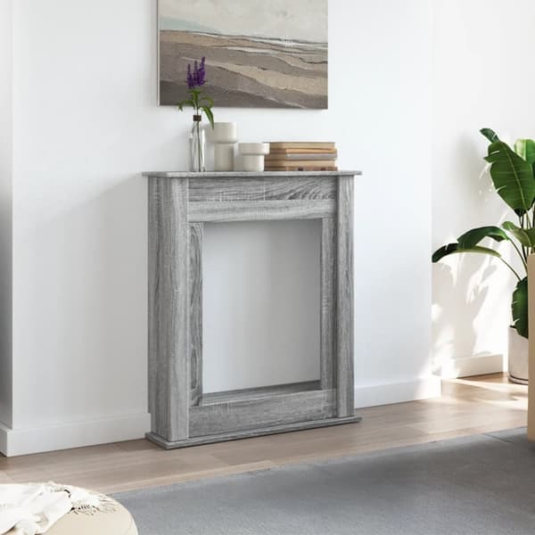 vidaXL Spiselkrans grå sonoma 75x20x87,5 cm konstruerat trä