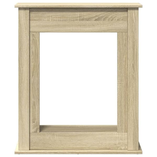 vidaXL Peisramme sonoma eik 75x20x87,5 cm konstruert tre
