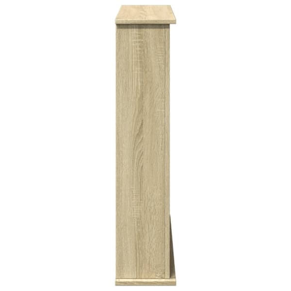 vidaXL Peisramme sonoma eik 75x20x87,5 cm konstruert tre