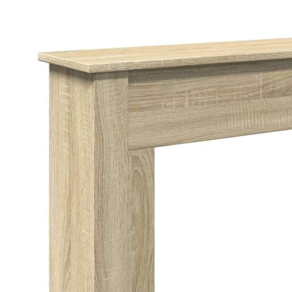 vidaXL Peisramme sonoma eik 75x20x87,5 cm konstruert tre