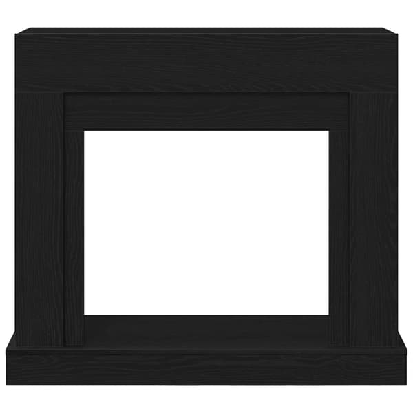 vidaXL Peisramme svart eik 100x30x87,5 cm konstruert tre