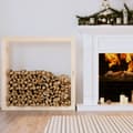 Miniatyrbild 1 av 2: Vedställ 100x25x100 cm massiv furu