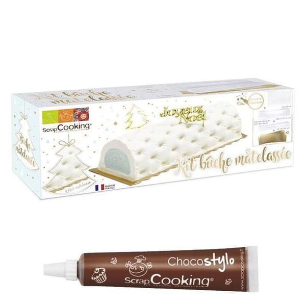 Syttjebakform för julbuche + 1 chokladpenna