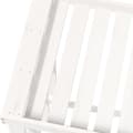 Miniatyrbilde 8 av 9: vidaXL Utendørs vedstativ hvit 108x52x106 cm heltre furu